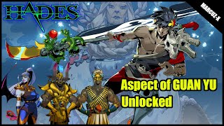 Aspect of GUAN YU All Region Boss Fight Extreme Measures Mode Hades v10 Gameplay [upl. by Anekahs173]