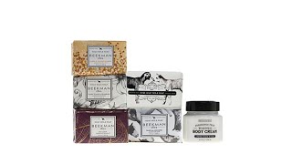 Beekman 1802 Goat Milk Bar Soap 5pc Set with Body Cream [upl. by Nair705]