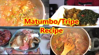 MATUMBOTRIPE RECIPE Lets Cook Kenyan Food [upl. by Anamuj]