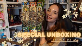 THE GREEN BONE SAGA by Fonda Lee 🐲 The Broken Binding Special ed Unboxing [upl. by Zebada]