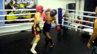 CAMPEONATO MUAYTHAI BRASILIADF  EQUIPE FFT MATHEUS FIGUEIREDO  SUA PRIMEIRA LUTA [upl. by Ernald]