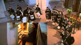 Pipes amp Drums Of Brunswiek und HansDieter Karras Orgel  Ode To Joy [upl. by Shanleigh]