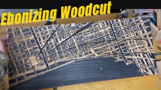 Woodworking project on EBONIZING Wood woodworking diy woodart [upl. by Rieth988]