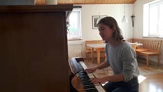 Barfuß am Klavier  AnnenMayKantereit Cover [upl. by Bihas]