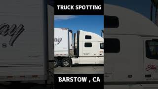 TRUCK SPOTTING 01030  BARSTOW automobile semitrailer trucking [upl. by Meredeth]