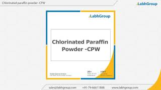 Chlorinated paraffin powder CPW  Labh Group [upl. by Notlaw]