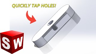 SolidWorks How To Tap Holes [upl. by Girvin]