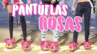 💕Combinaciones con LAS PANTUFLAS ROSAS  Free Fire  Ania FF💕 [upl. by Valda]