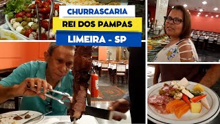 Jantar na Churrascaria Rei dos Pampas  Limeira Rodízio de Carnes Nobres e Buffet à Vontade 🍖🥗 [upl. by Kunin]