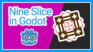 Nine Slice Scaling in Godot in 2 minutes NinePatchRect [upl. by Nageam]