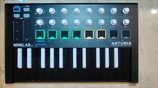 Arturia Minilab Mk2  Dancehall Beat  Live Looping  3 [upl. by Htidirrem405]