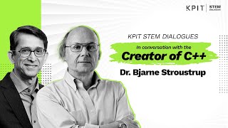 Bjarne Stroustrup From Student to C Creator  KPIT STEM Dialogues [upl. by Razal968]