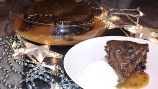 Sticky Toffee Pudding with Salted Caramel  dessertchristmaspudding [upl. by Zenobia216]