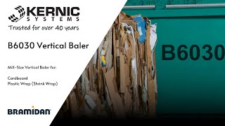 Bramidan B6030 Vertical Baler [upl. by Hardigg]