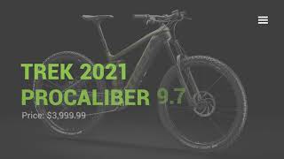 AWESOME BIKE TREK Procaliber 97 2021 bike review [upl. by Cynera]