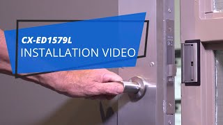 CXED1579L AllinOne Electric Strike  Installation Video [upl. by Allen]