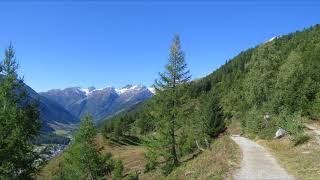 Lötschentaler Höhenweg Fafleralp Lauchernalp 4k [upl. by Rici]