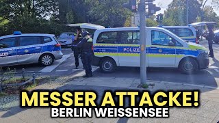 Messerattacke in Weißensee 😱🔥 Berlin versinkt ￼im Chaos [upl. by Kroll318]