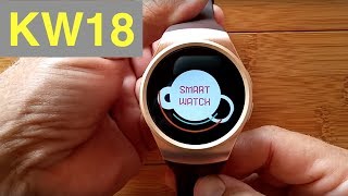 Умные часы KingWear KW10 Pro обзор smart watch настройка инструкция [upl. by Elleinad]