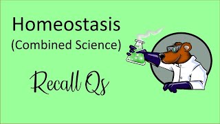 AQA GCSE Biology  Combined Science Unit 5  Homeostasis and Response  Recall Questions [upl. by Yuji438]