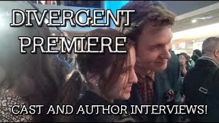 Chicago Divergent Premiere Cast and Author Interviews [upl. by Cirri236]