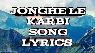 JONGHE LE LYRICS SINING AMANAI 2 [upl. by Zzaj]