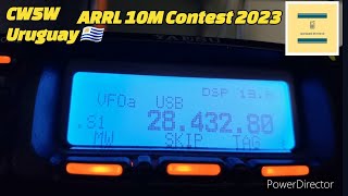 ARRL 10 Meter Contest 2023 On Air with Band and Propagation Report hamradio radiosport [upl. by Aihsyla]