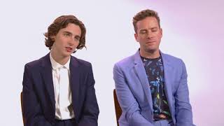 Timothée Chalamet and Armie Hammer — Awards Season Spotlight [upl. by Lazes392]