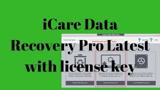 iCare Data Recovery Pro Latest with license key [upl. by Iaw894]