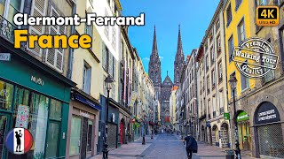 🇫🇷 ClermontFerrand Picturesque Historic Old Town France Amazing Walking Tour 4K60fps [upl. by Korman]