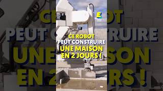 Ce robot peut construire une maison en 2 jours  🏠🤖 shorts [upl. by Nylrebmik]