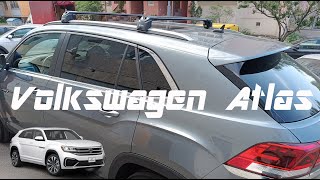 How to insatall roof rack Volkswagen Atlas Cross Sport [upl. by Ysdnyl]