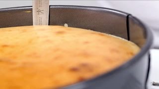 How to Prevent Cracks in Cheesecake  Ask the Expert [upl. by Vachill108]