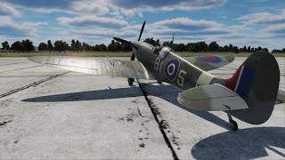 Spitfire Mk IX  Solo Training [upl. by Zetneuq]