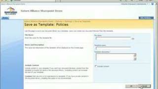 Document Libraries in Sharepoint 2007  Part 3 [upl. by Robi]