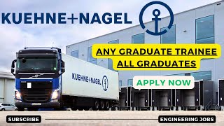 Kuehne Nagel MNC Hirings Any Graduate Trainee  OFF Campus Drive Hiring  Fresher Logistics Jobs [upl. by Lelia910]