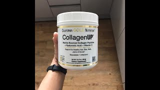 California Gold Nutrition CollagenUP Marine Hydrolyzed Collagen  Hyaluronic Acid  Vitamin C [upl. by Diella]