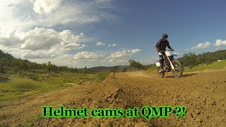 Helmet cams at QMP Qld Moto Park [upl. by Inatirb]