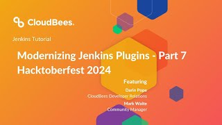 🔴 Modernizing Jenkins Plugins  Part 7  Hacktoberfest 2024 [upl. by Ened]