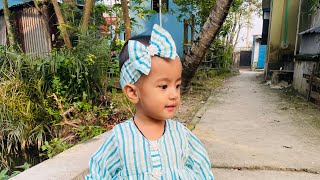 baby hairband making tutorial টুকরা কাপড় দিয়ে বাচ্চাদের মাথার ব্যান্ড তৈরি করুন [upl. by Addie752]