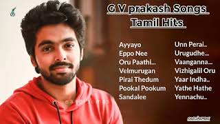 GV Prakash Songs Tamil Hits  Jukebox  Love Songs  Melody Songs  Hits  Tamil Songs  EASCINEMAS [upl. by Lenzi]