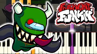 Ejected  Friday Night Funkin VS Impostor V3 Piano Tutorial [upl. by Yelsa]