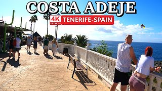 TENERIFE  COSTA ADEJE  Walk through various Places ☀️ 4K Walk ● December 2023 [upl. by Einiar29]