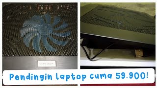 Unboxing Pendingin Laptop Coretech Cooling Pad Unofan Goto Hardware ShopeeMall dan Cara Pakenya [upl. by Alane316]