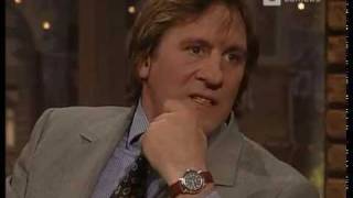 Gerard Depardieu bei Harald Schmidt Show  16041996  Part II [upl. by Nillek729]