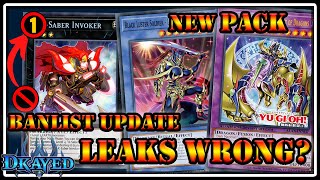 Official BAN LIST Update  NEW PACK Announced [upl. by Fryd]