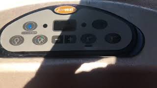 How to Reset the CF or Clear Filter message on a Jacuzzi J300 series Hot Tub Spa [upl. by Yt]