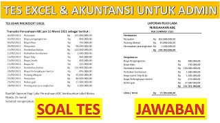 Tes Laporan Rugi Laba untuk Karyawan Admin [upl. by Loux]