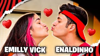 TROCAMOS DE NAMORADA COM EMILLY VICK E LEOZINHO POR 24 HORAS [upl. by Gimble]