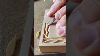 Wood engraving concave process Good tools and machinery make work easy [upl. by Suirred]